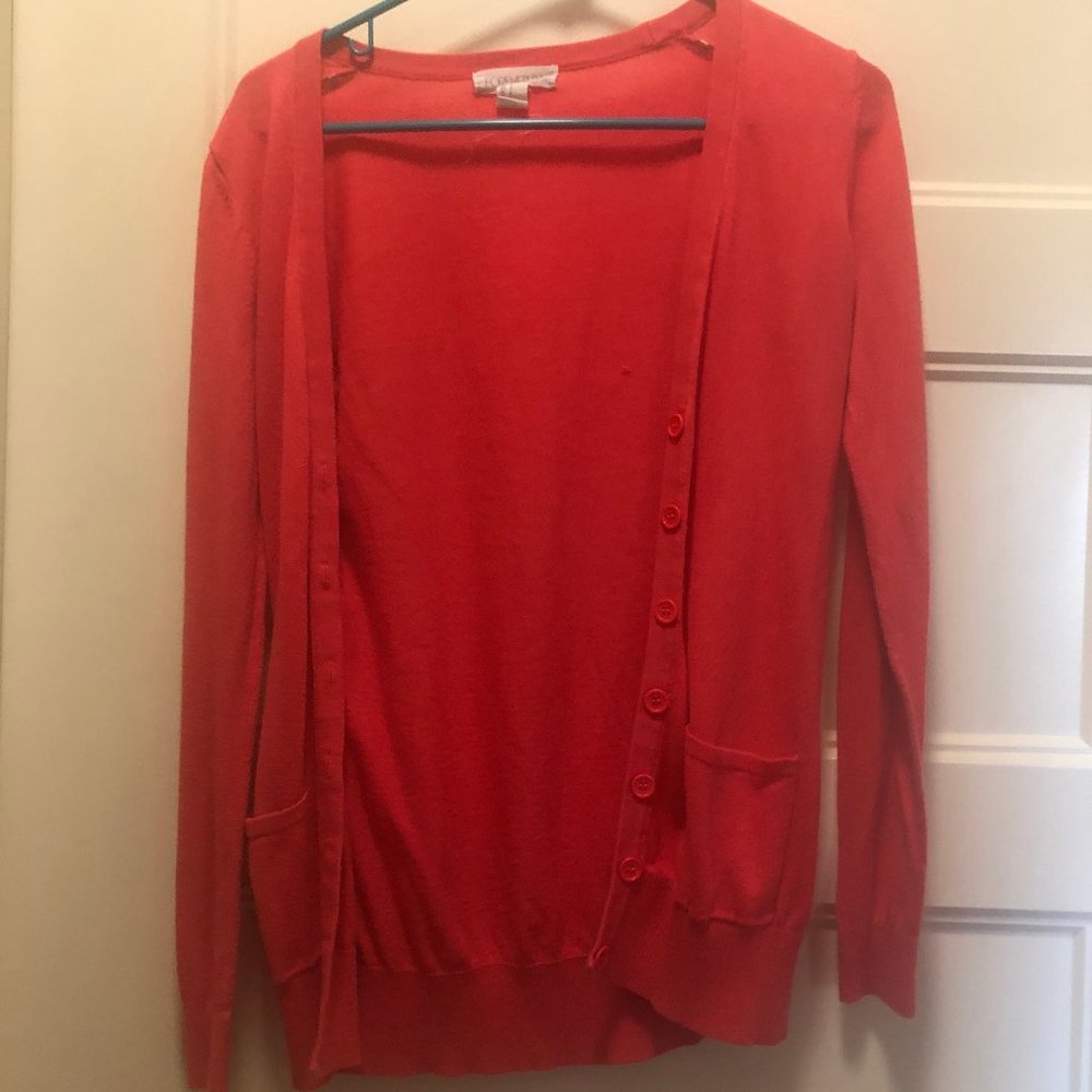Coral / Peach Cardigan